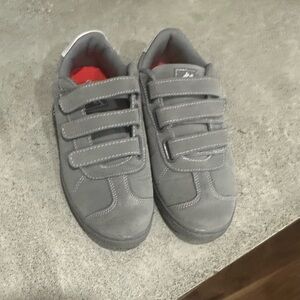 AND1 Gray Kids Sneakers with Velcro Straps